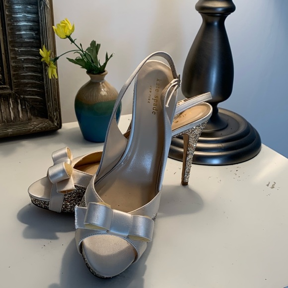 Kate spade glitter and bow heels - Picture 5 of 16